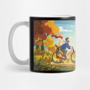Fall bike ride Mug